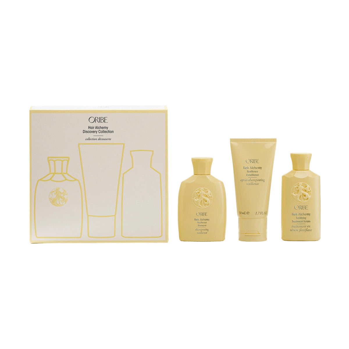 Oribe Hair Alchemy Discovery Set available at Hanna Madison Salon in Columbus, GA