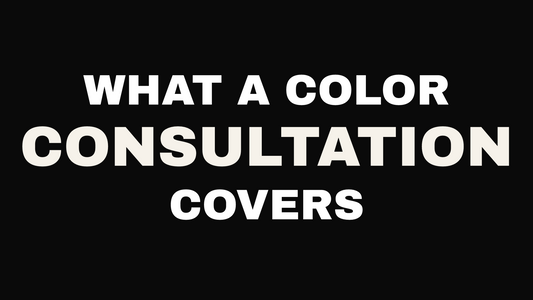 Color consultation guide at Hanna Madison Salon, Columbus GA